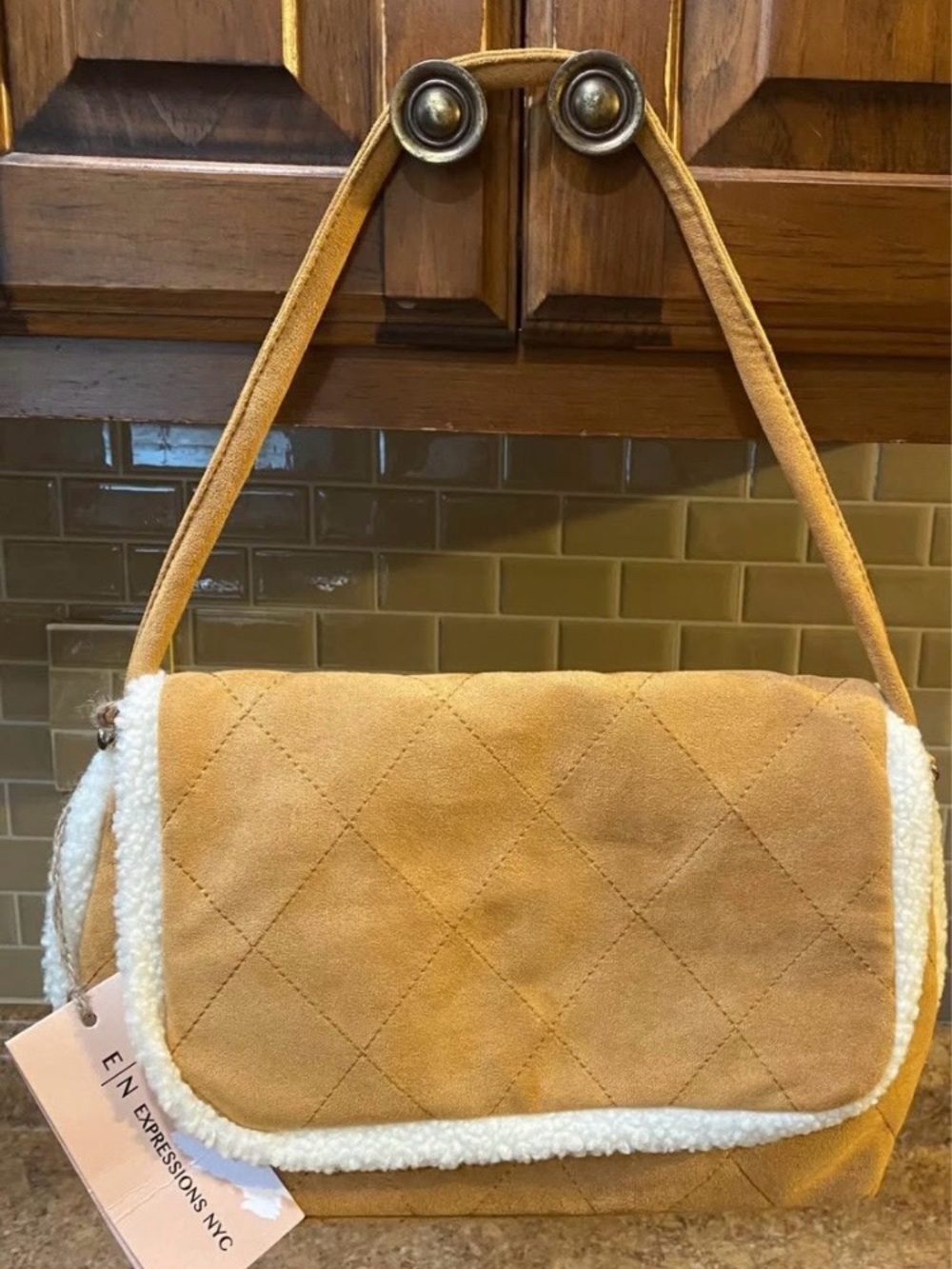 NEW - Expressions NYC Luxury Vegan Handbag Purse